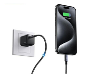 USAMS  Kabel USB-C na Lightning 30W 0,25mFast Charging stalowy - 1569014 - zdjęcie 2